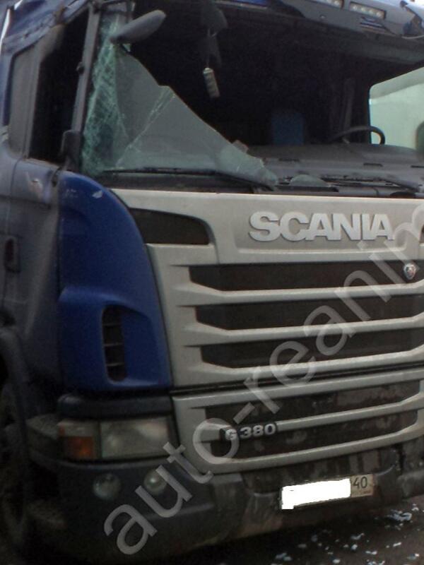 Опрокидывание в кювет Scania CG